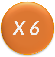 bouton x 6